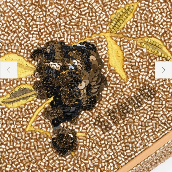 NWT STAUD TOMMY BEADED BAG VINTAGE FLORAL - Picture 5 of 9